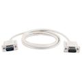 1.4M RS232 DB9 9 Pin Male to VGA Video 15 Pin Male Adapter Cable Light Gray. 