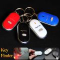 Smart Key Finder with Whistle Sensors smart key chain key locator with Whistle detector Smart Pet finder key chain with LED Flashing and Beeping sound Anti-Lost smart Keychain with LED Torch SOS Emergency Alarm with LED Light for Wallet, keys, bag, Pet.. 