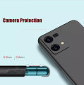 Oppo F21 Pro Soft Silicon Matte Black Back Cover Case Airbag Antishock With Camera Protection Bump. 