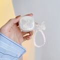 For Baseus Encok TWS WM01/WM01 Mini Case Cute Butterfly Soft Clear Earphone Cover For Baseus WM01 Mini Hearphone Case with Keychain. 