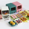 1PCS 1/6 or 1/12 Scale Miniature Dollhouse Oven for OB11 Barbies Doll House Mini Kitchen Cooking Toy Accessories. 