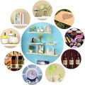 Set of 4 Flat Delightful Wall Mounted Book Shelf, wooden shelves, Storage Shelves. 
