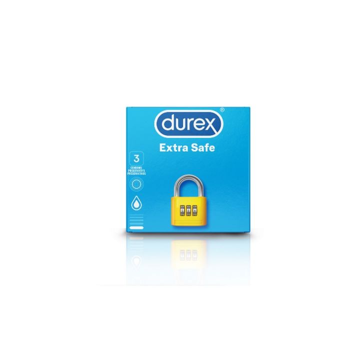 Durex Extra Safe 3s condoms (3 condoms inside)