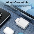 【2024】 5 Ports GaN Charger USB PD Muti Plugs Ports Quick Charging Charger Mobile Phone Type C Wall Adapter for iPhone 15 Xiaomi Samsung. 
