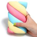 Jumbo Squishy Rainbow Marshmallow Squishy Super Slow Rising Phone Strap Squeeze Toy - intl. 