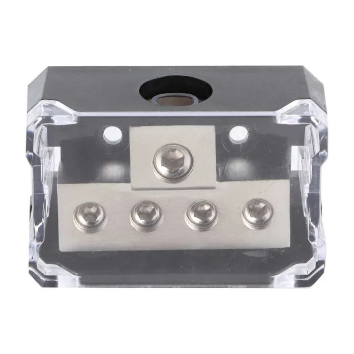 Distribution%20Block%20Durable%201%20Way%20In%204%20Ways%20Out%204/8/10%20Gauge%20Wire%20Output%20Ground%20-%20Image%208