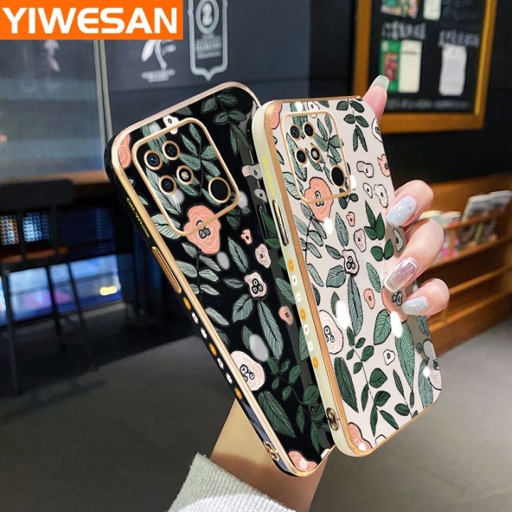 YIWESAN%20For%20Xiaomi%20MI%20Redmi%2010C%20Case%20Cartoon%20Fashion%20Flower%20Side%20Edge%20Square%20Pattern%20Luxury%20Plating%20Phone%20Case%20Full%20Camera%20Casing%20Shockproof%20Protection%20Cases%20Soft%20Back%20Cover%20Softcase%20-%20Image%202