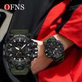OFNS Outdoor Watches For Men G Style 50M Waterproof Clock Alarm reloj hombre Dual Display Wristwatch Quartz Military Watch Sport. 