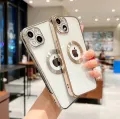 High Quality Slim Transparent Ring Case For IPhone 11 Pro Max Camera Protection Case. 