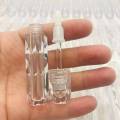 5/10/50PCS 4ml Empty Lip Gloss Tubes Container Polygon Transparent Lip balm Eyelash Bottle Lipstick Cosmetic Packing wholesale. 