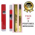 Pack Of 2 Pen Perfumes Impressions 35ml each. 