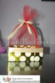 Gift Wrapping Basket (Glitter Paper & Hard Board Made) 8” x 8” size. 