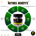 Nutmeg / Jaifal / Sabat Jaifal / Organic Nutmeg 40g. 