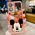 VIVO Y03 2024 Luxury Cute Mickey Mouse Casing Clear Candy Silicon Case Camera Protector Soft Case Cover. 