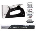 Handy Paper Staple Gunn Tacker Stapler with 800 Pcs 53/8 Pins, Stapler Tracker with Handle Lock Blister Pack 3 In 1 Heavy Duty Wood Stapler Machine. 