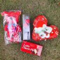 Valentines Special Bundle Pack of 4 Love Gift Bundle Red Theme. 