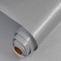 Silver Gray Wallpaper Peel and Stick Wallpaper Vinyl Self Adhesive Decorative Film for Furniture Kitchen Counter Top Cabinets (12" X 60"). 