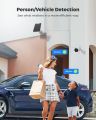 REOLINK Argus Eco+SP - 2K Solar WiFi Security Cameras Outdoor Wireless, No Hub Needed, 3MP Night Vision, Human/Vehicle Detection, Solar Powered Wireless Home Security Camera Works with Alexa. 