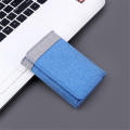 Mini Purse Photo Card Holder Mini Men Wallet Canvas Card Holder Short Vertical Card Holder Men'S Purse Tissue Boxes. 