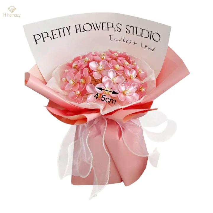 Flower%20Bouquet%20Craft%20Bouquet%20Making%20Materials%20Artificial%20Flowers%20Flower%20Making%20Set%20DIY%20Bouquet%20Set%20for%20Birthday%20Wedding%20Party%20Gift%20for%20Women%20-%20Image%208