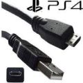 Charging Cable for PS4 Controller - Black. 