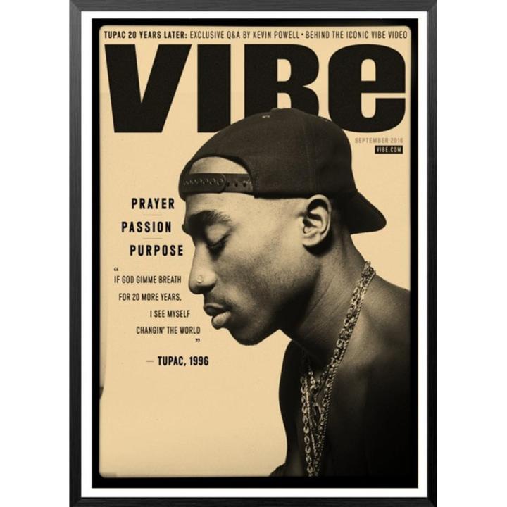 2pac Poster Tupac Poster 2pac Tupac Shakur Kraft Paper Poster Wall Painting Home Decoration Art Wall Stickers