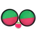 Throw Catch Bat Ball Game Sticky Racket Self-Stick Mitts+Elastic Ball. 
