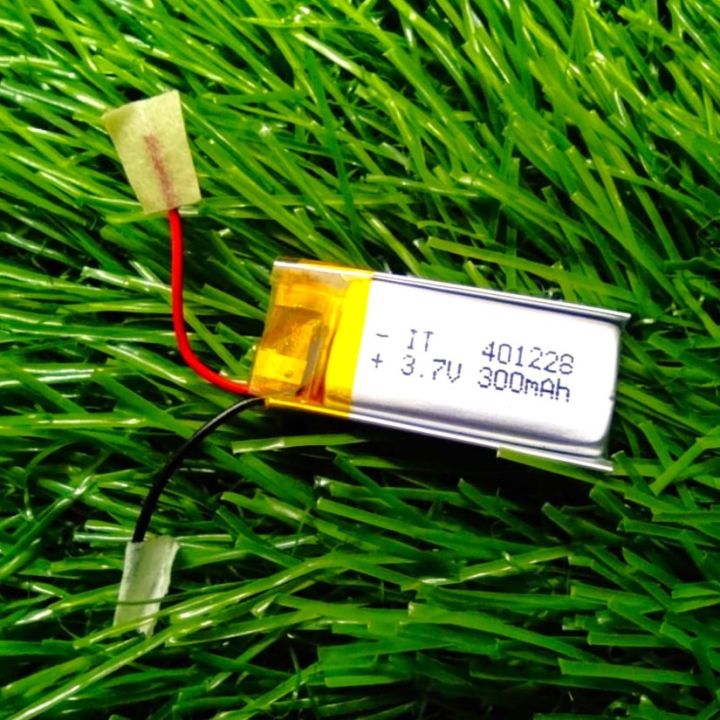 3.7v 300 MAH Battery 401228 Lithium Polymer Li-Po - For BT Neckband Toys, Handsfree, Some Drones, Headphones, Headsets, MP3 Li-Ion