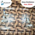 Glass Distillation Apparatus,Distillation Apparatus, 250ml Glass Distillation Equipment Labware, Essential Oil Extraction Distillation Apparatus Water Distiller Purifier.. 