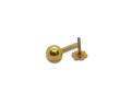 Ball Nose Pin in Pure Gold | Stud Nose Pin-Gold-Simple and Elegant Designs. 