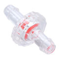 10Pcs Anti Backflow Check Valve One Way PP Plastic Non Return Diaphragm Barb for Air Intake Feed Hose Pipe Fitting. 