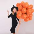 Orange Balloons - Orange Color Latex (10, 25, 50 and 100) Pieces. 