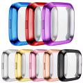 Soft Tpu Case For Fitbit Versa 2 Versa Lite Waterproof Cover Smartwatch Shell Full Screen Protector Versa 3/Sense Accessories. 