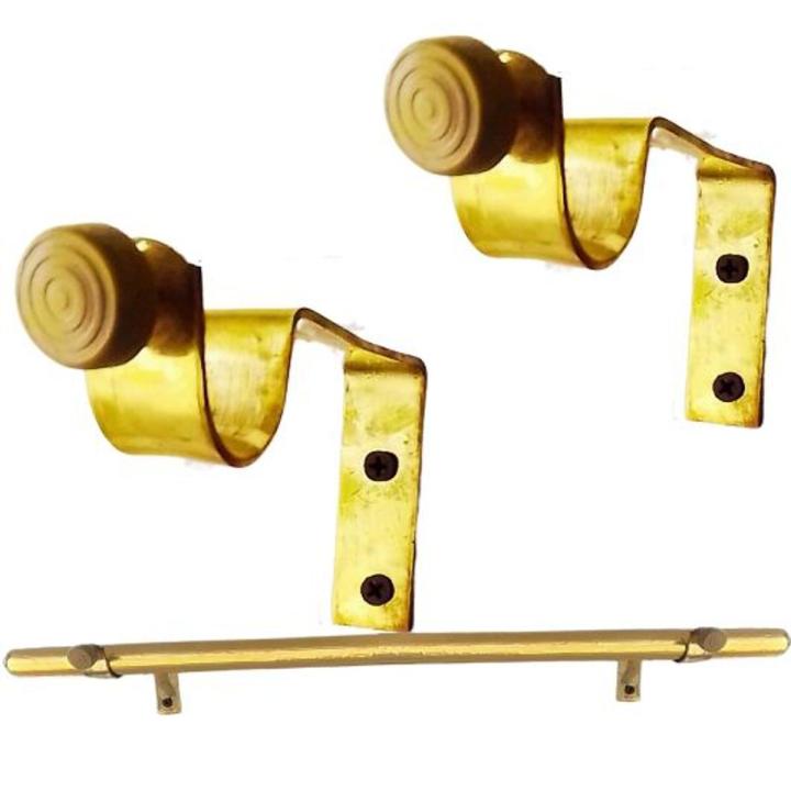 Heavy Duty Curtain Pipe's Bracket, clips, holder, stand. joint less & unbreakable