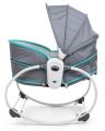 Mastela 5 in 1 Rocker, Bouncer Chair with Removable Bassinet 6037 (Gray). 