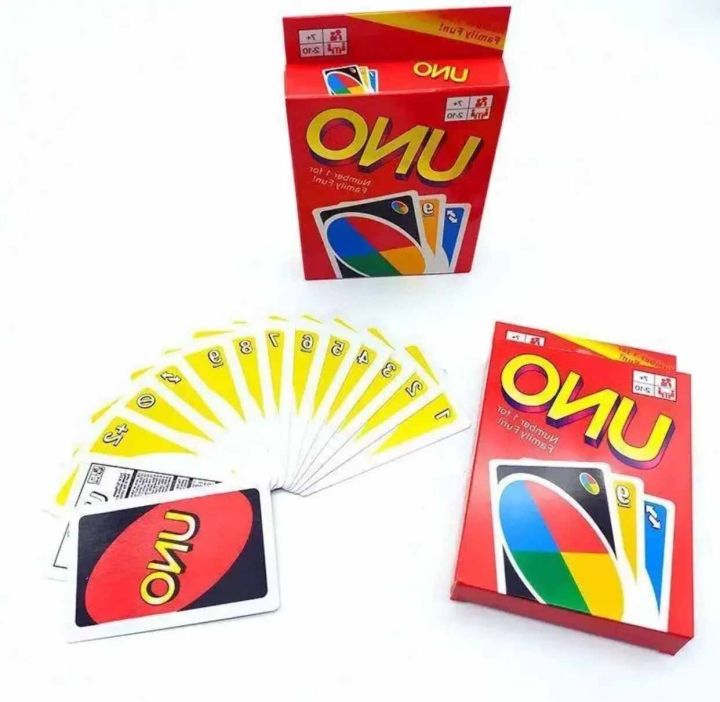 OUN/UNO Cards Family Kids Fun Game 108 Cards Multicolor