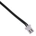 5pcs 1 Meter Waterproof Temperature Sensor Probe, Stainless Steel 10k 3950 NTC Thermistor Probe, Digital Temperature Transimitter Extension Cable,CPU Temperature Sensor,black&silver. 