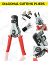 Auto Wire Cutter and Striper Plier, Auto Wire Striper Terminal Tool with Comfortable and no-slip handles Grip. 