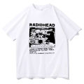 Radiohead T Shirt Men Fashion Summer Cotton T-shirts Kids Hip Hop Tops Arctic Monkeys Tees Women Tops Rock Boy T-Shirts Men. 
