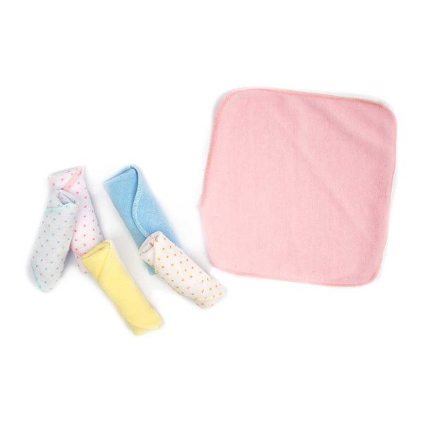 Pack%20Of%206%20New%20Born%20Baby%20Face%20Towel%20Cotton%20Dotted%20Set%20in%20Multi-Color%20-%20Image%204