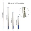 6-Piece Swimming Pool Net Telescopic Pole Leaf Net Swimming Pool Cleaner Supplies Home Use. 
