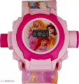 Princess Digital 24 Images Automatic Projector Toy Watch for Kids School Girls Disney Barbie Digital Wrist Watch. 