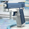 UNGH Mini Manual Water Glock Water Summer Swimming Water Play Toy Continuous Firing Outdoor Fun Game for Children. 