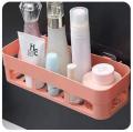 Maise Multipurpose Kitchen Bathroom Shelf Wall Holder Storage Rack Bathroom Rack Storage Box Magic Sticker Shower Rack Shelf - Random Color. 