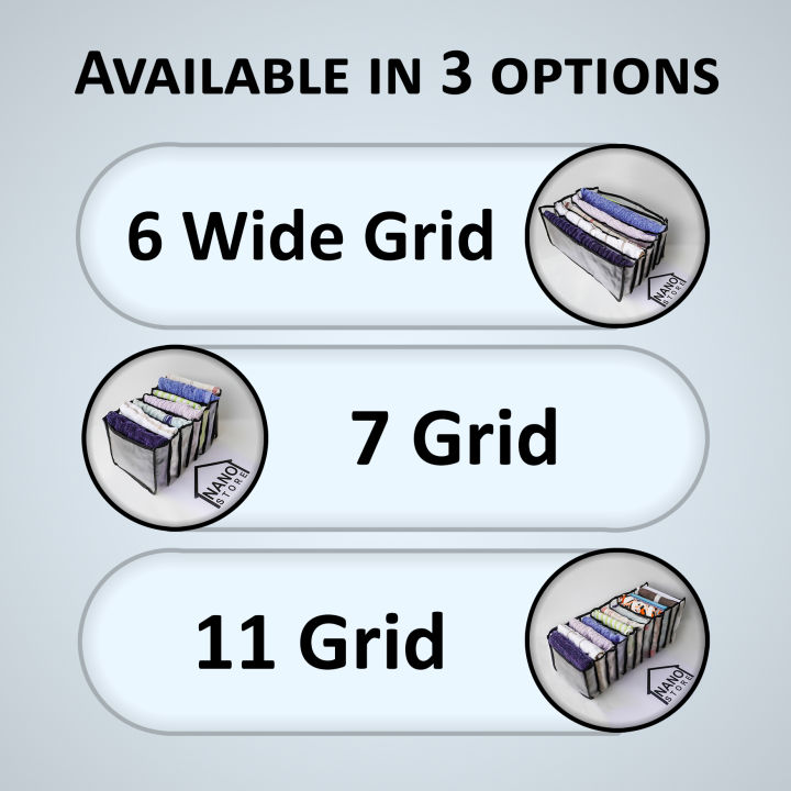 6%20Grid%20Wider%20Cells%20Socks%20and%20Undergarment%20Organizer%20%20Foldable%20underwear%20box%20Wardrobe%20clothes%20storage%20box%20Net%20fabric%20underwear%20organizer%20-%20Image%203