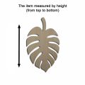 Unfinished Blank Wooden Jungle Leaf Shape Plywood Plant Cutout For Kids Painting DIY Crafts Home Decorations. 