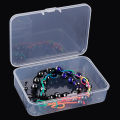 Transparent Jewelry Storage Boxes Rectangle Plastic Case Necklace Earrings Rings Container Box Jewelry Organizer. 