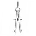 Drafting Compass with Lock Math Compass Drawing Metal Geometry Scribe Gauge Bow Divider Engineering Drawing Tool. 