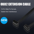 16 Pin Male to Female OBD2 Extension Cable Adapter Connector With ON/OFF Switch. 