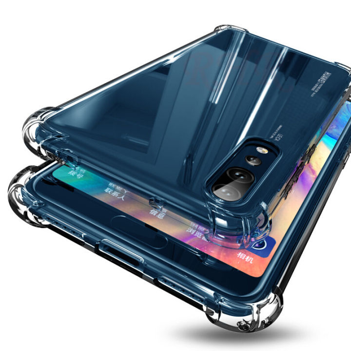 Soft TPU Silicone Shockproof Phone Case For Huawei Honor 8X MAX 9X X10 Play 3 3E 4T Pro Transparent AirBag Anti Knock Back Cover